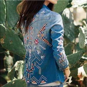 Johnny Was Kreley Western Button Up